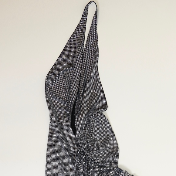 ❌SOLD❌ Alexandre Vauthier Embellished Crystal Silver Halter Skirt Mini Dress - Picture 11 of 14